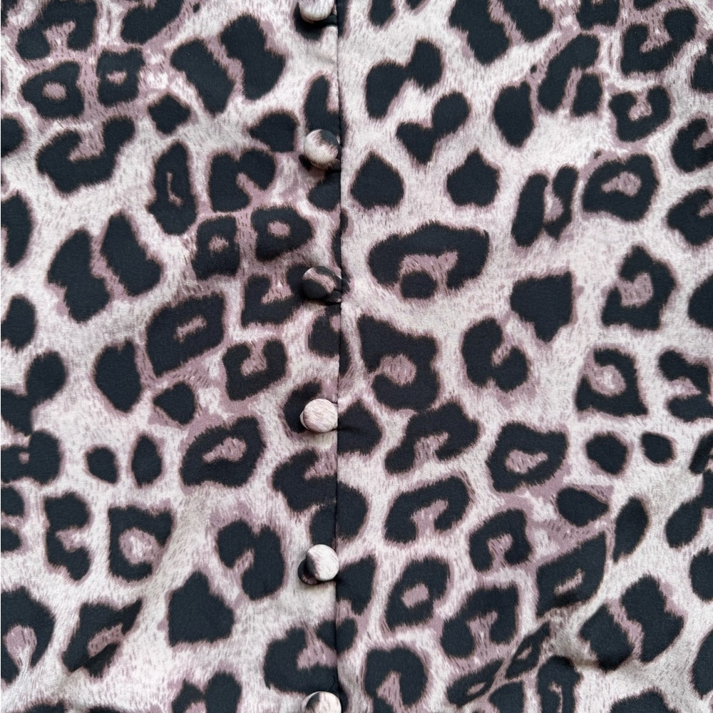 TORRID top cami lace black animal pattern Sz 1 XL sleeveless - Picture 7 of 9